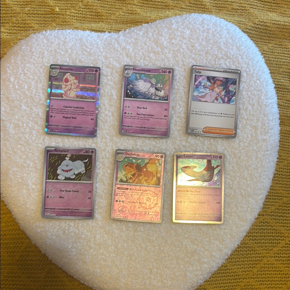 Pokemon Trading Cards Set - Pink and Silver